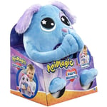 AniMagic Heart Warmers Large Blue Dog Warmable Soft Toy with Colour Change Heart