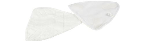 5 X Mercury White Microfiber Cloths Cleaning Pads For Steam Floor Mop Steamer