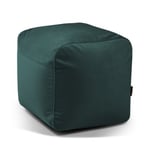 Plus 50 Barcelona sittpuff sammet OEKO-TEX ® (Färg: Turqos)