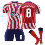 22-23 Atletico Madrid Hemma Set Antoine Griezmann Fotbollströja W 26