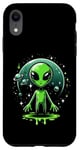 iPhone XR Green Alien For Kids Boys Men Women Case