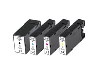 Renkforce Ink Combo Pack Ersätter Canon Pgi-1500Xl (9182B004) Kompatibel Svart, Cyan, Magenta, Gul Rf-5706078