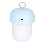 (Blue)Rechargeable Humidifier Night Light Mute Household Humidifier Mini USB UK