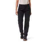 Convertible W vandringsbyxor Dam BLACK 36