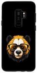 Coque pour Galaxy S9+ Tête de panda cool | Portrait hipster amusant