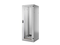 Efb Elektronik Pro-4280Gr.G1sv-Set1, Fristående Rack, 42U, 1000 Kg, Knapplås, Grå