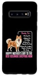Coque pour Galaxy S10 Happy Mother's Day To The Best Islandic Sheepdog Mom