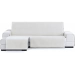 ECOMMERC3 Housse de canapé élastique pour méridienne Normale Gauche - Housse de canapé Chaiselong Blanche avec élastiques réglables, Compatible avec Les canapés d'angle Gauche ou Droit