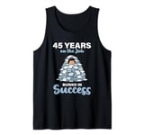 45 Years on the Job Buried in Success 45th Work Anniversary Tank Top