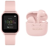 Tikkers Teen Series 10 Pink Smart Watch and Earbud Set One Size