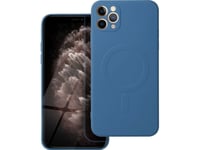 Oem Silicone Mag Cover Kompatibel Med Magsafe För Iphone 11 Pro Blå