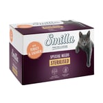 Smilla Sterilised portionsform 6 x 100 g - Kalkon & lax