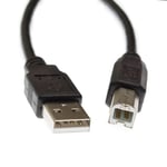 Kingfisher Technology - 5m Black USB PC/Fast Data Sync Cable Lead Adaptor (22AWG) Compatible with HP Color LaserJet 3700 Printer