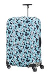 Samsonite Global Travel Accessories Disney Lycra Luggage Cover, Size 75 cm (L), Blue (Mickey/Minnie Blue)