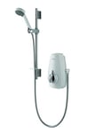 Aqualisa Aquastream Thermo mixer shower with adjustable head - White/Chrome