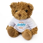 NEW - HAPPY BIRTHDAY HOPE - Teddy Bear - Cute Soft Cuddly - Gift Present