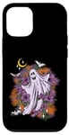 iPhone 14 Vintage Floral Ghost Cute Halloween Womens Kids Man Case