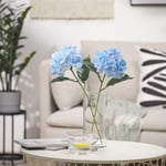 IKEA IKEA SMYCKA plastblomma, inom-/utomhus/hortensia ljusblå, 45 cm, plastblomma, cm, konstgjord blomma 45 cm