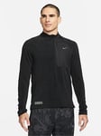 Nike Run Dri-Fit Running Half Zip - Black, Black, Size Xl, Men