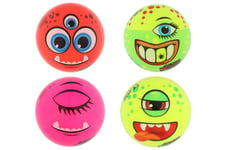 Smiley Monsters - Plastboll - 9 cm
