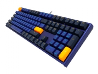 Ducky One 2 Horizon TKL DKON1887 - Tangentbord - USB-C - tysk - tangentbrytare: CHERRY MX Blue - svart, blå