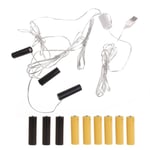 USB power AA-batterieliminatorer Byt AA-batterier LED-lampor