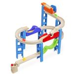 Kulbana av trä för barn Bouncing spiral track - Wonderworld Toys