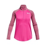 Under Armour Girl's UA Tech Graphic 1/2 Zip Shirt