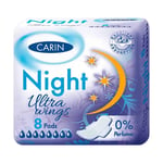 Carin Ultra Wings Nattbindor för natten 8 st (P1)