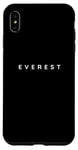Coque pour iPhone XS Max Everest Souvenir / Everest Mountain Climber Police moderne