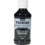 Akrylfärg - Pébéo - Pouring - 118 ml - Svart av elfenben - Blandad Elfenben svart