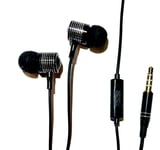 30 x Earphones iPhone iPad Headphones Hands free With Mic 3.5MM Jack BLK