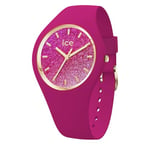 Ice-Watch - ICE glitter Fuschia pink - Montre rouge pour femme avec bracelet en plastique - 022575 (Small +)