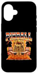 Pinball Arcade Game Flames Style années 90 Bootleg Coque pour iPhone 16