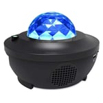 Star Projector Night Light, Galaxy Projector for Bedroom, w/LED Nebula Cloud and Bluetooth Music Speaker