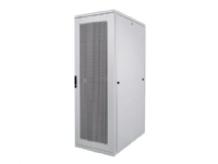 Intellinet Network Cabinet, Free Standing (Standard), 42U, Usable Depth 123 to 773mm/Width 703mm, Grey, Assembled, Max 1500kg, Server Rack, IP20 rated, 19, Steel, Multi-Point Door Lock, One Lock Per Side Panel, Three Year Warranty - Rack skap - grå, RAL 7035 - 42U - 19