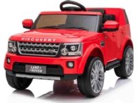 Land Rover Discovery elbil för barn röd + fjärrkontroll + EVA-hjul + långsam start + MP3-radio