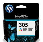 Genuine HP305 Tri Colour Ink Cartridge Deskjet Plus 4100 4110 4120 4130 3YM60AE