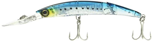 Yo-Zuri Crystal 3D Minnow Deep Diver Jointed Lure, Sardine, 5-1/4-Inch