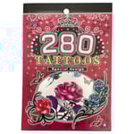 6 st Ark Temporära Tatueringar / Fake Tattoo Sticker -Ros/Blomma multifärg