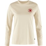Fjällräven 1960 Logo T-shirt LS Women dam-T-shirt Chalk White-113 M - Fri frakt