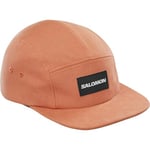 Salomon Five Panel Unisex Cap, Trail Running, Hiking,Casual Style, Versatile Wear, and All-day Comfort, Orange, One Size