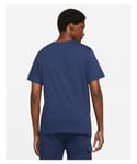 Nike Mens Sportswear Men’s Swoosh Logo T-Shirt Navy Cotton - Size Medium