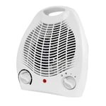 TheBigShip 2000W Portable Upright Fan Heater with 2 Heat Settings - White 1 Piece