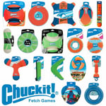 Chuckit Dog & Puppy Toys Fetch Throw Tug Bounce Frisbee Boomerang Tumbler Balls