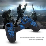 GOTOTOP étui pour manette ps4 Housse en silicone souple Skin Grip Shell Cover pour Sony Playstation 4 PS4 Controller Blue