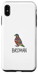 Coque pour iPhone XS Max Birdman Couleur amusante Animal de compagnie Design créatif Sweet Springbreak