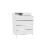 Montana - Keep Chest Of Drawers - New White / Snow Legs