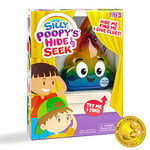 WHAT DO YOU MEME? Silly Poopy's Hide & Seek - The Talking, Singing Rainbow Poop Toy to Encourage Active Play for Kids Ages 3 Years and Up