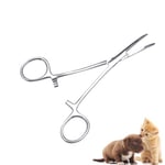 YOUTHINK Pet Dog Cat Ear Hair Tweezers, Professional Stainless Steel Dogs Ear Hair Cleaning Clamp Ear Ear Remover Dog Toiletting Tools Pet Dog Trimmer Accessories(Small)